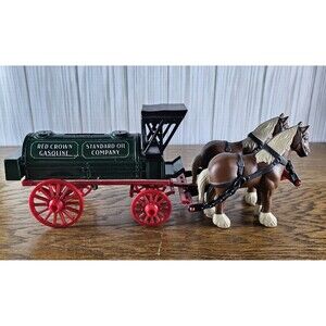 Vintage Ertl Amoco Horses and Wagon Bank Limited Production